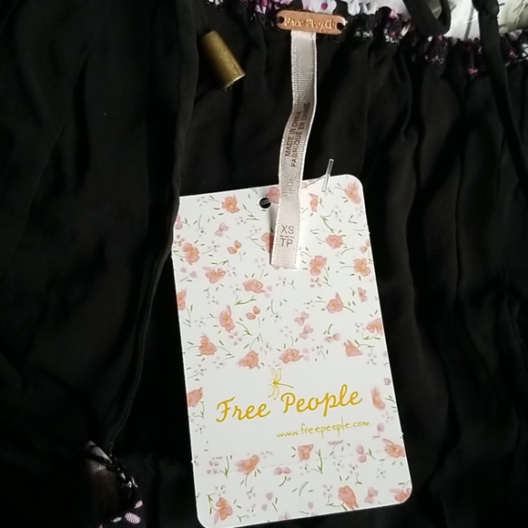 💙2xHP💙 Free People Daisy Babe Flowy Floral Crop Top XS - Picture 10 of 10